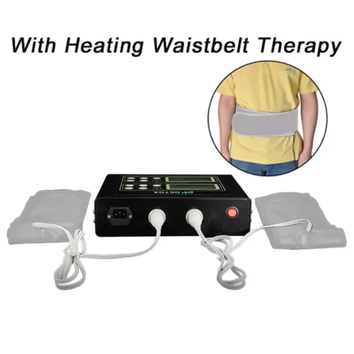 Foot spa with waistbelt therapy accessory